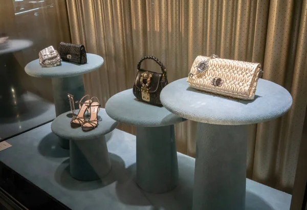 Miu Miu Shop Emquatier Bangkok Thaiföld 2018 Június Luxus Divatos — Stock Fotó