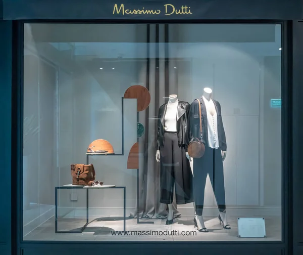 Massimo Dutti Shop Emquatier Bangkok Thaiföld Október 2018 Ban Luxus — Stock Fotó