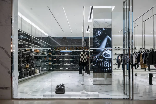 Saint Laurent Shop Emquatier Bangkok Thajsko Prosinec 2018 Luxusní Módní — Stock fotografie