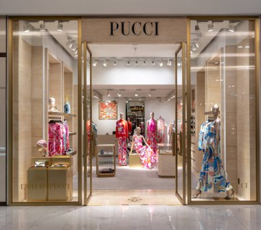 Emquatier, Bangkok, Tayland, 3 Şubat 2019 dükkanında Emilio Pucci 
