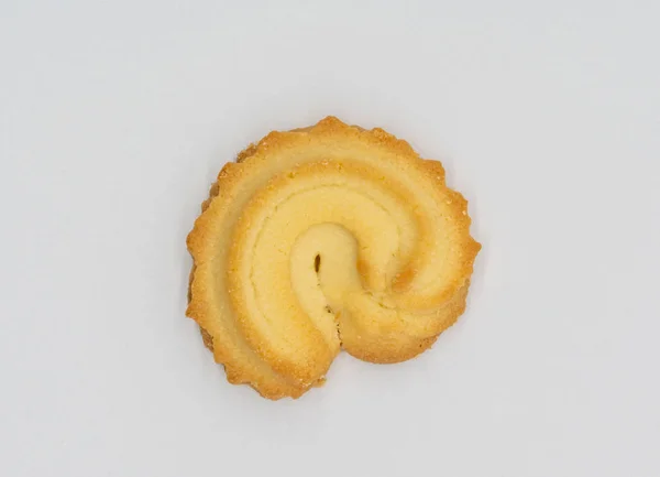 Homemade cookie geïsoleerd op wit — Stockfoto