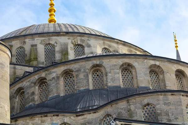Cúpulas Mesquita Sultanahmet Istambul — Fotografia de Stock
