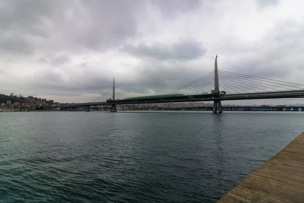 Halic Metro Bridge Istanbul — Stock Photo, Image