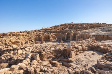 Karahan Tepe kazı alanı. Sanliurfa 'daki Karahantepe arkeolojik alanı.