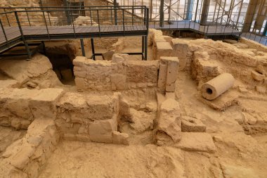 Zeugma Antik Şehri 'nin kazı alanı. Gaziantep Türkiye - 6.25.2025