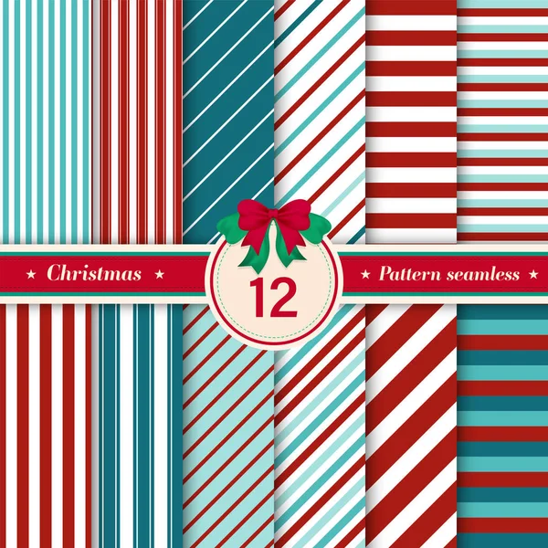 Joyeux Motif Noël Collection Transparente Lot Fond Rayé Texture Sans — Image vectorielle