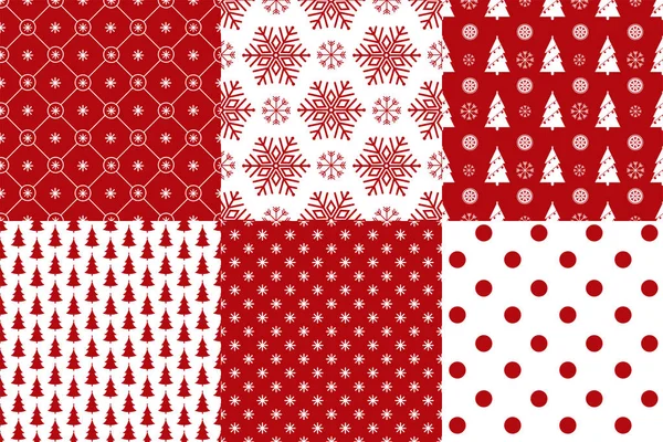 Joyeux Motif Noël Collection Transparente Ensemble Couleurs Fond Noël Rouge — Image vectorielle