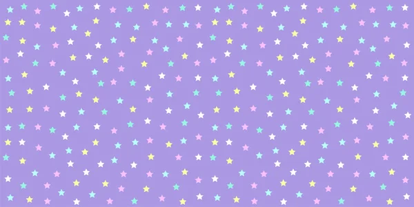 Pastel tek boynuzlu at desen sorunsuz. Yıldız arka planda mor sesi 