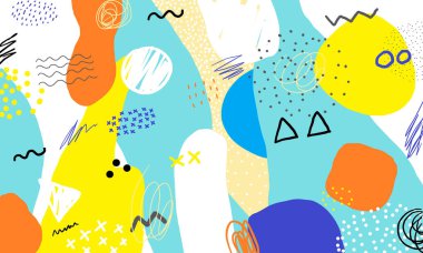 Soyut kolaj arka plan el renkli çekilmiş. 