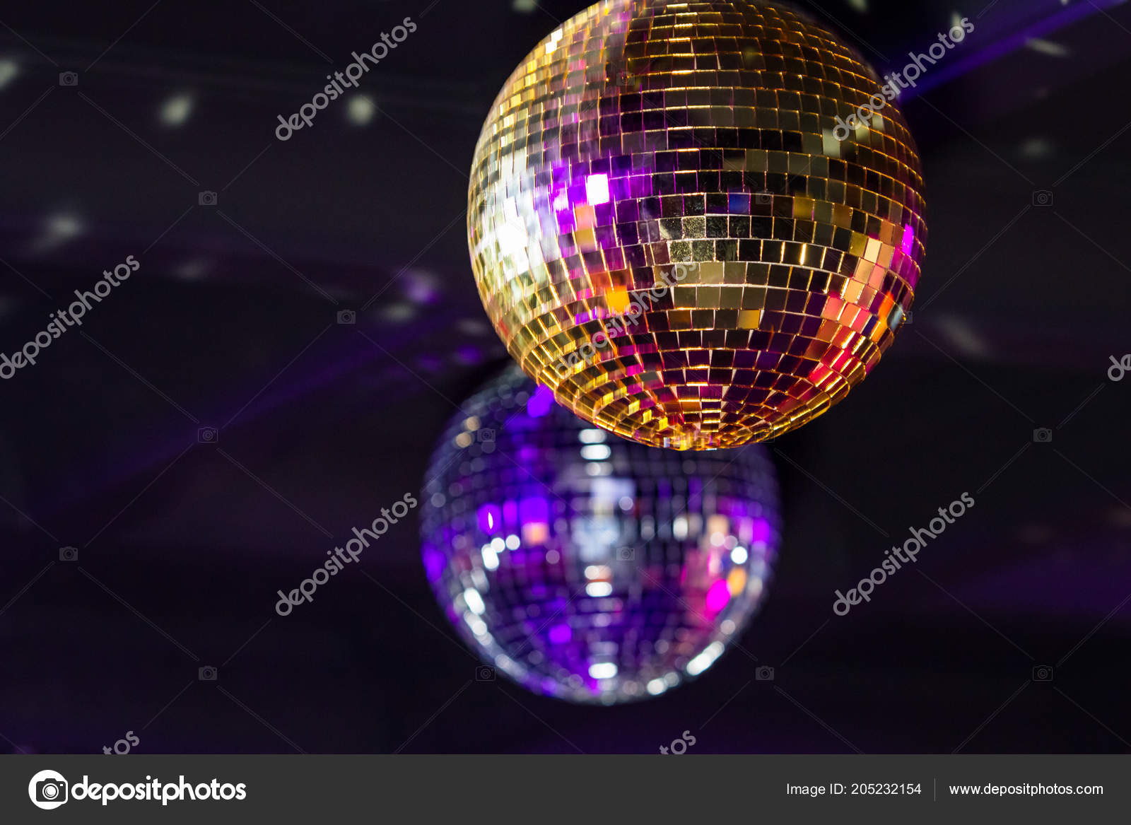 Bolas de discoteca en el techo .: fotografía de stock © Jonny_Slav