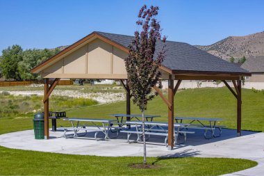 Alan genel Park'ta yemek kaplı