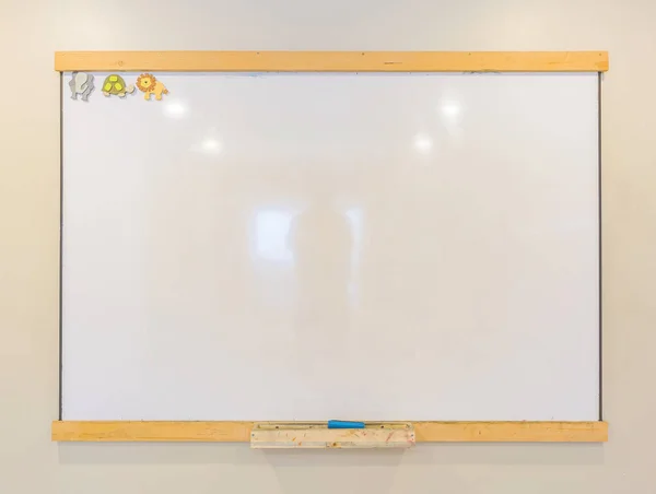 White board for children used to homeschool — Stock Photo, Image