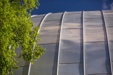 Mormon Tabernacle yeşillik ile ayrıntılı