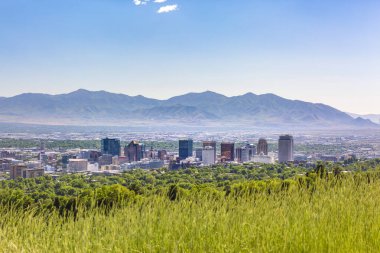 Salt Lake City sayısı şehir Dağları ile
