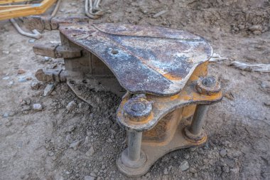 Buldozer scooper traktör inşaat bölgesinde için