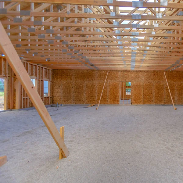 Construction project interior of building square — Stock Photo, Image