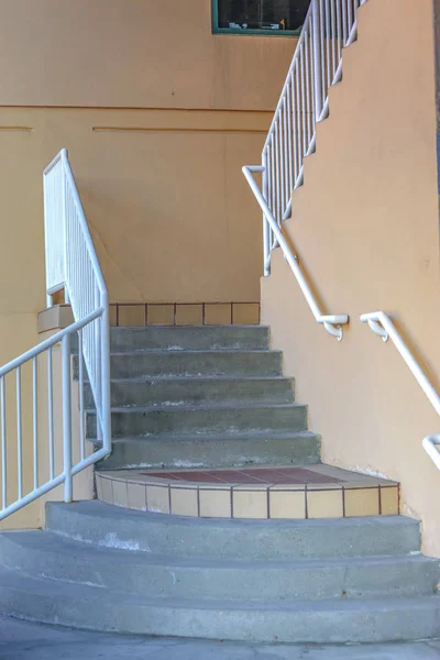 Corner stairs of hotel in Park City — Stock Photo, Image