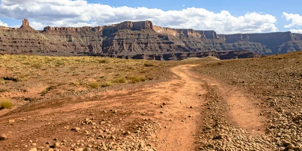 Büyük Kanyon Moab Utah için önde gelen iz — Stok fotoğraf