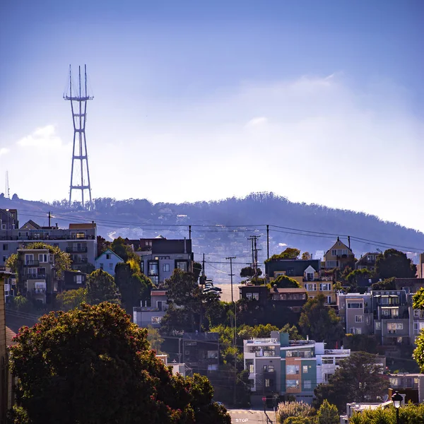 The populous San Francisco City on a sunny day — Stock Photo, Image