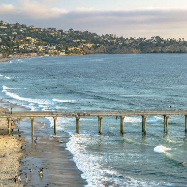 Scripps iskele ve San Diego CA sahil evleri