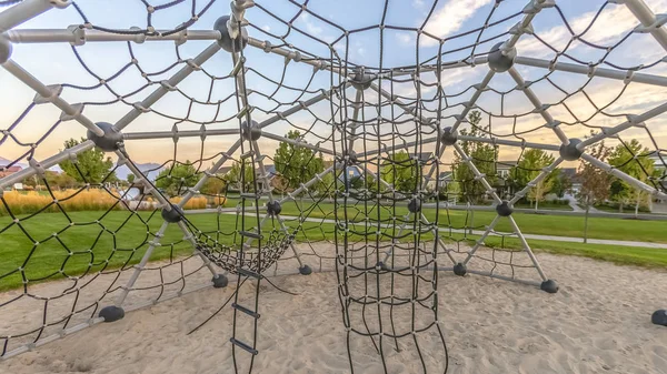 Inside a dome climber in scenic Daybreak Utah