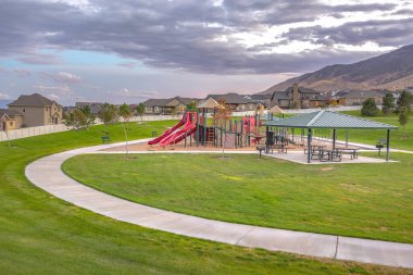 Saratoga Springs Utah Bahçesi ve piknik alanı