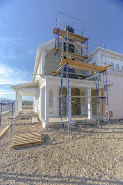 Yeni ev baca ile İskele İnşaatı