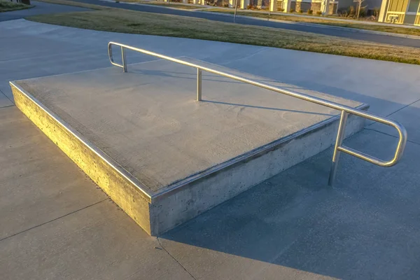 Mini skate park feature Utah Valley neighborhood