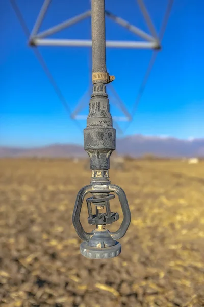 Sprinkler system of center pivot irrigation system — Stock Photo, Image