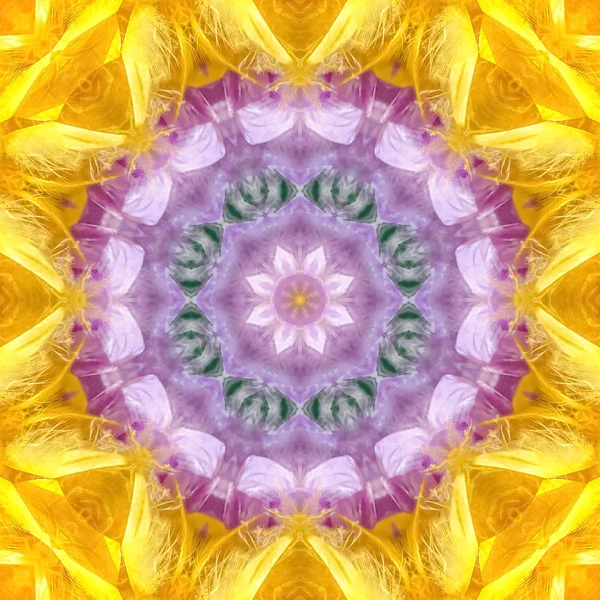 Kwadrat żywe kolory piór w szalik — Zdjęcie stockowe