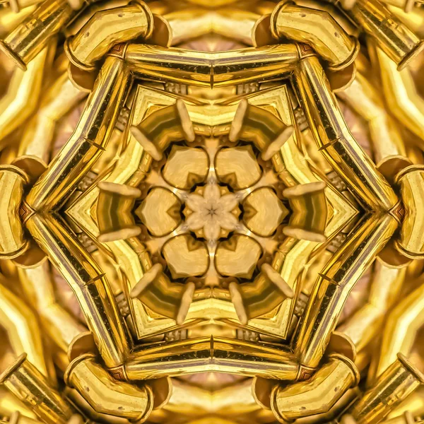 Square frame complex design made from the photo of bullets — Stock Photo, Image