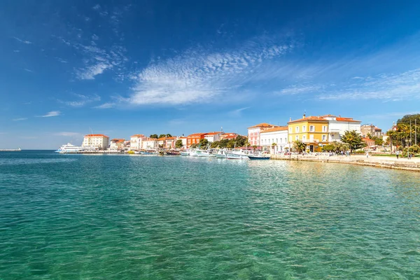 Porec Cidade Porto Mar Adriático Croácia Europa — Fotografia de Stock