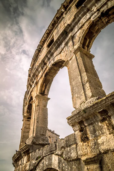 Pula Hırvatistan Avrupa Nın Roma Arena — Stok fotoğraf