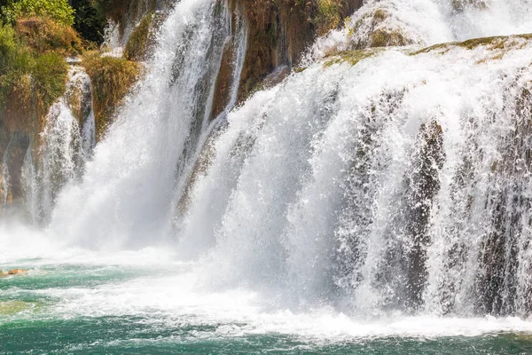 Vodopády Skradinski Buk Národním Parku Krka Chorvatsku Evropa — Stock fotografie