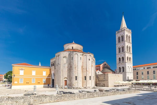 Centro Histórico Cidade Croata Zadar Mar Mediterrâneo Europa — Fotografia de Stock