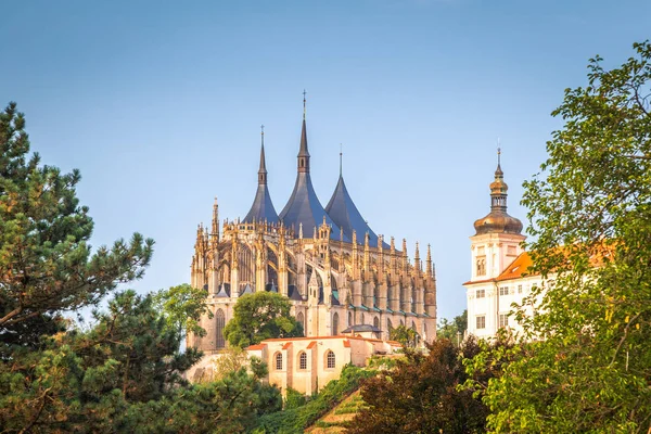 Catedral Santa Bárbara Colégio Jesuíta Kutna Hora República Checa Europa — Fotografia de Stock