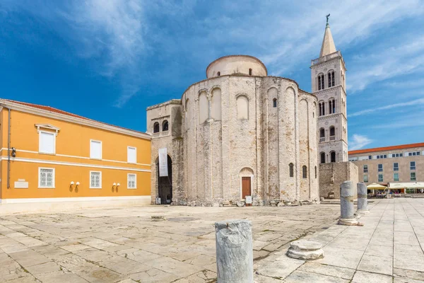 Kerk Van Sint Donatus Historische Centrum Van Zadar Stad Kroatië — Stockfoto