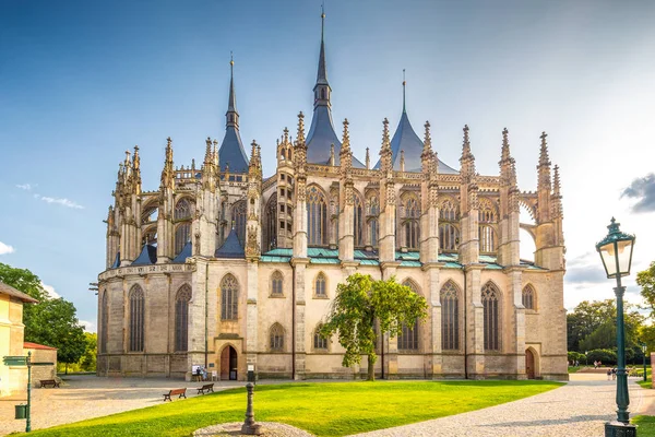 Kutna Hora 'daki St. Barbara Katedrali, Çek Cumhuriyeti, Avrupa.