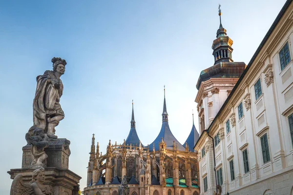 Catedral Santa Bárbara Colégio Jesuíta Kutna Hora República Checa Europa — Fotografia de Stock