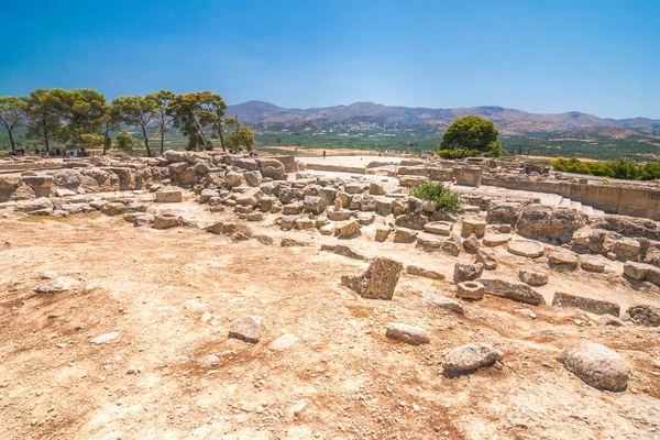 Minoan Palace Phaistos Crete Greece Europe — Stock Photo, Image