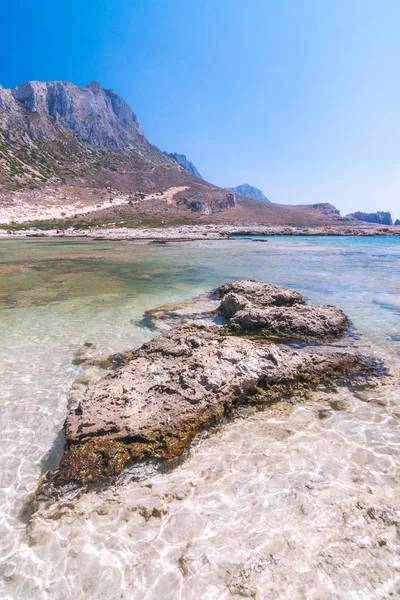 Laguna Balos Noroeste Isla Creta Grecia Europa — Foto de Stock