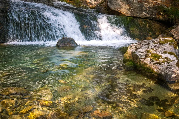 Die Studenovodske Wasserfälle Einem Bach Wald Nationalpark Hohe Tatra Slowakei — Stockfoto