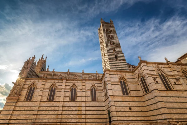 Duomo di Siena, una chiesa medievale . — Foto Stock