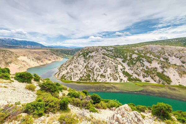Schlucht des Flusses Zrmanja, Kroatien. — Stockfoto
