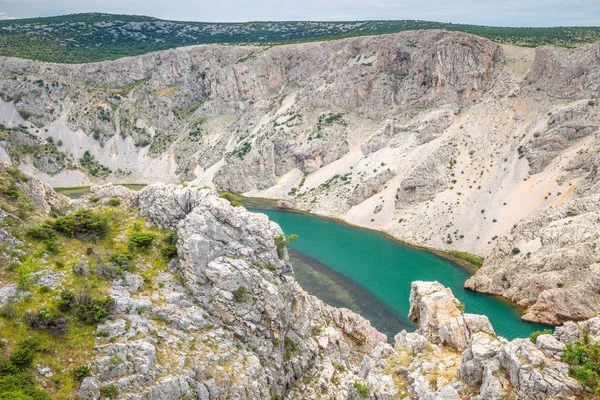 Kloof van Zrmanja rivier, Kroatië. — Stockfoto