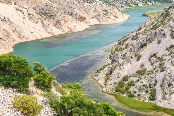 Schlucht des Flusses Zrmanja, Kroatien. — Stockfoto