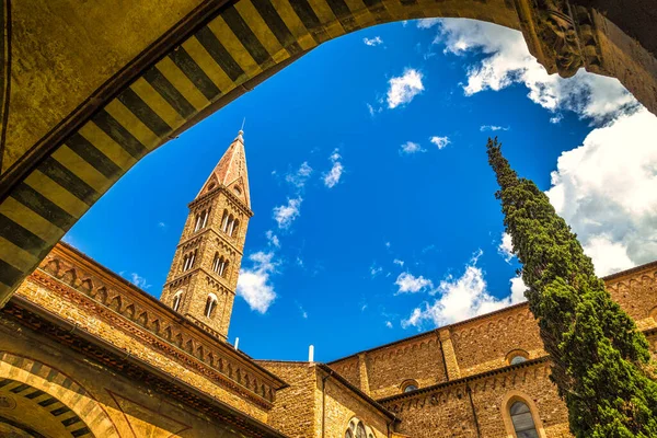 Санта Марія Новелла Одна Найвідоміших Церков Флоренції Італія — стокове фото