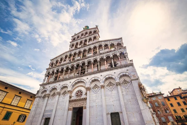 Foro Daki San Michele Lucca Kasabasındaki Bir Roma Katolik Kilisesi — Stok fotoğraf