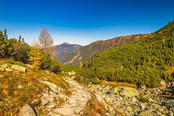 Bergslandskap Hösten Området Rohace Tatras Nationalpark Slovakien Europa — Stockfoto