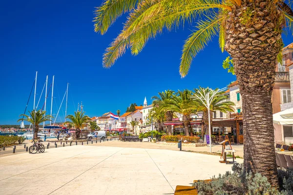 Pueblo Rogoznica Destino Turístico Popular Costa Dálmata Del Mar Adriático — Foto de Stock